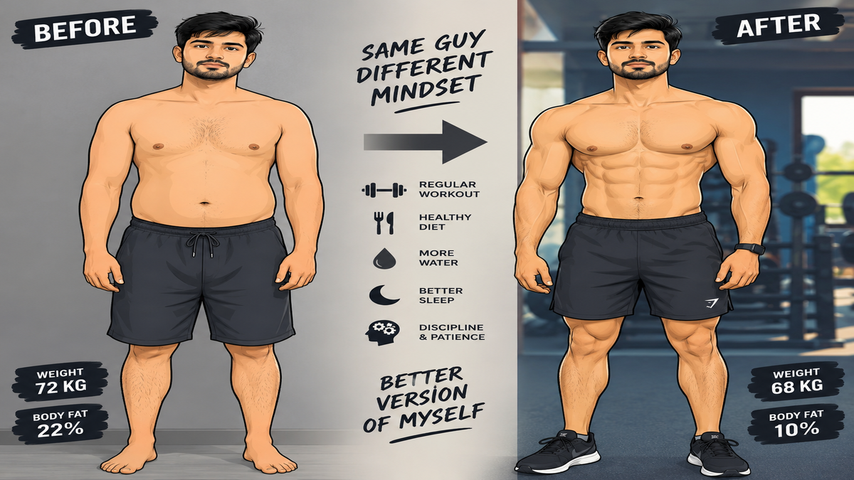 Body Transformation: बॉडी ट्रांसफॉर्मेशन: फिटनेस और मसल्स बनाने की पूरी गाइड